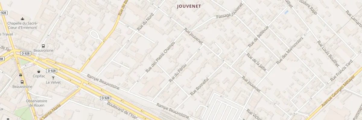 Plan du 19 Rue du Perou à Rouen