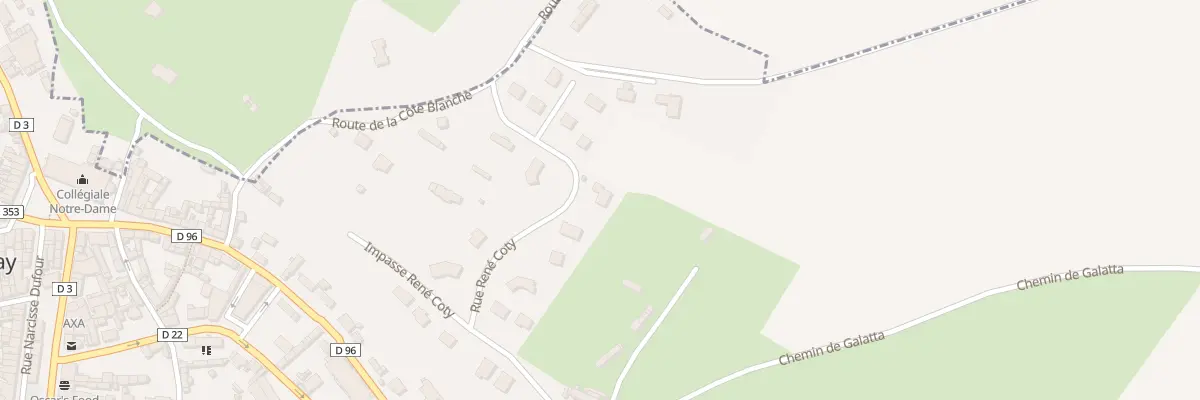 Plan du 22 Rue Rene Coty à Val-de-Scie