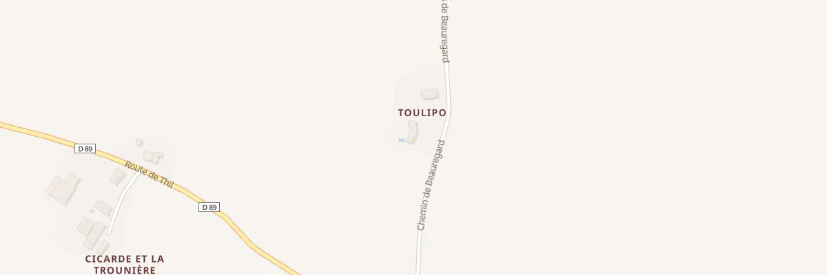 Plan du 65 Toulipo au Grès