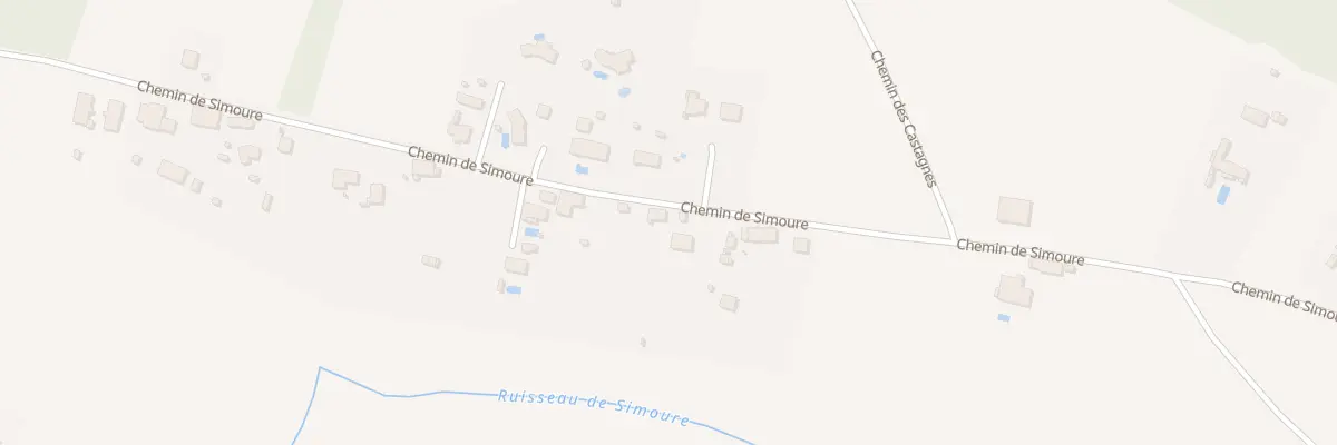 Plan du 1085 Che de Simoure à Rieumes