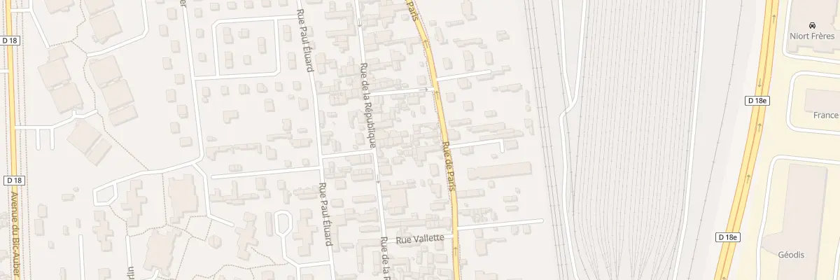 Plan du 65B Rue de la République à Saint-Étienne-du-Rouvray