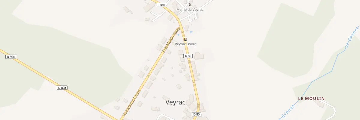 Plan du 6 Rue du Cheval Blanc à Veyrac