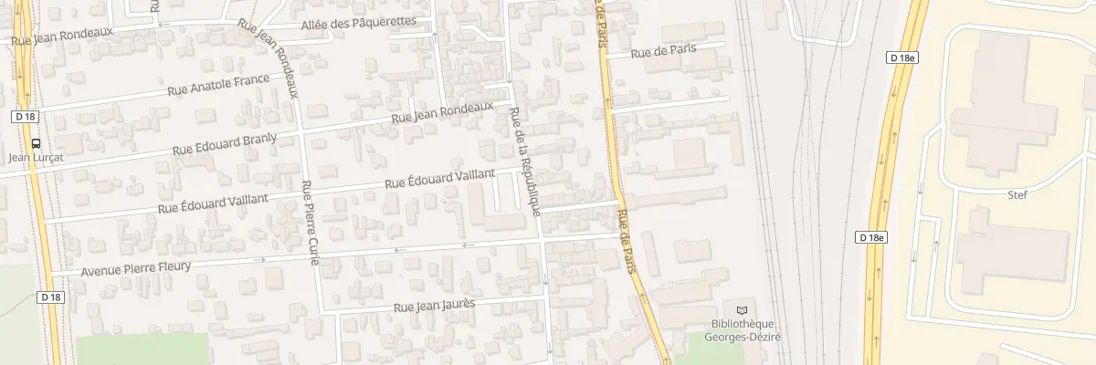 Plan du 155 Rue de la République à Saint-Étienne-du-Rouvray