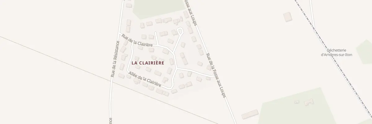 Plan du 17 Rue de la Clairiere aux Baux-Sainte-Croix