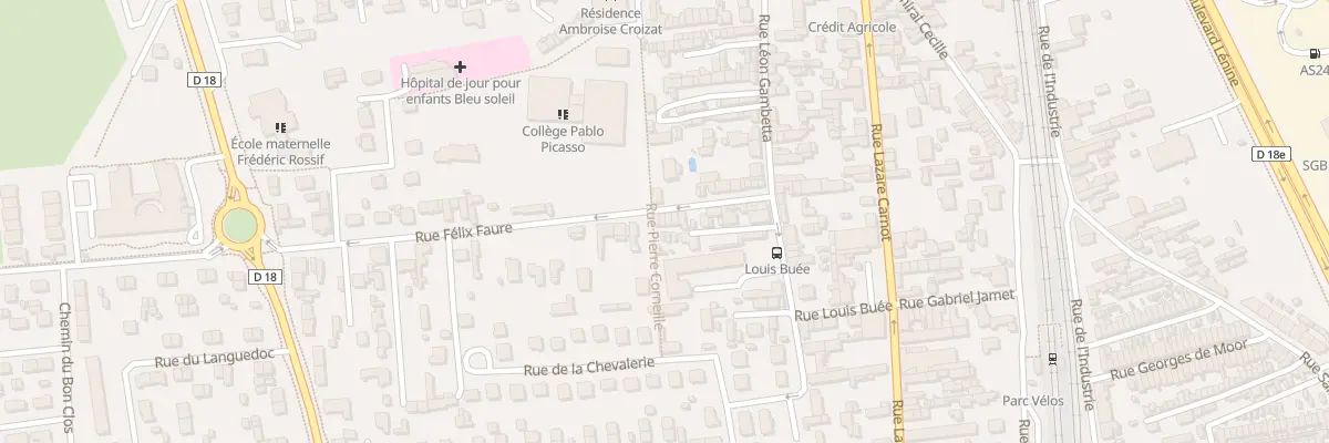 Plan du 5 Rue Félix Faure à Saint-Étienne-du-Rouvray
