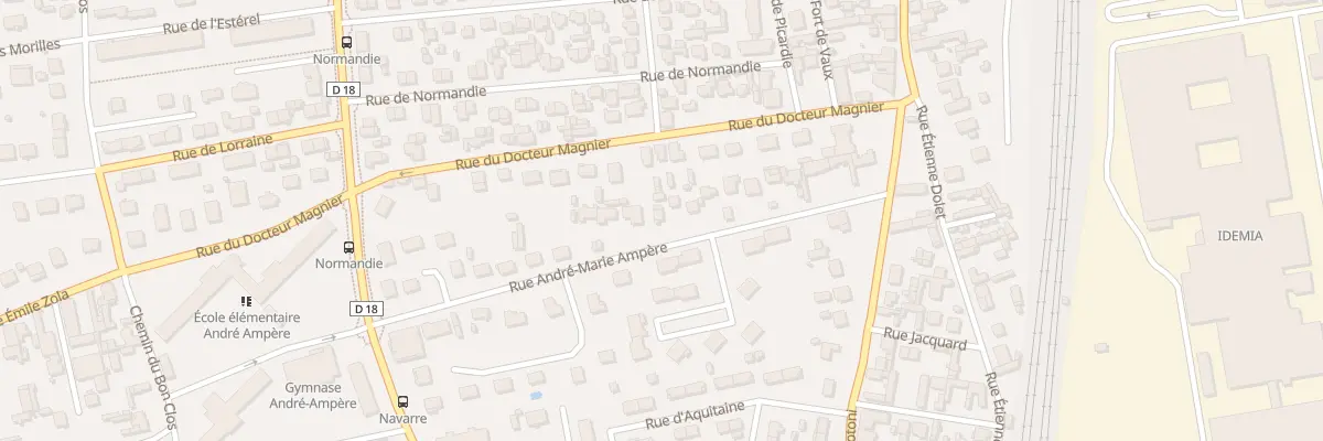 Plan du 20 Rue Ampère à Saint-Étienne-du-Rouvray