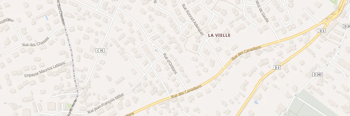 Plan du 86 Rue d’Orléans à Bois-Guillaume