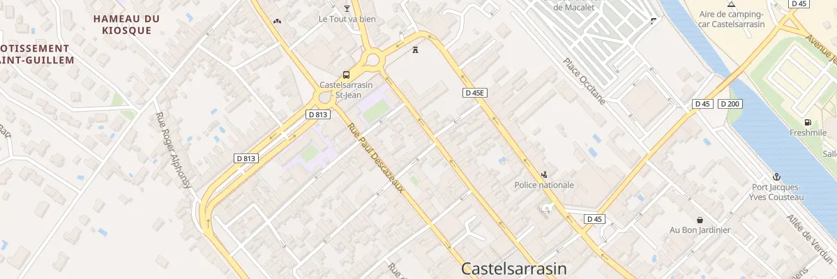 Plan du 25 Rue de la Fraternité à Castelsarrasin