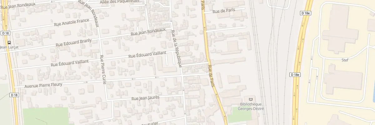 Plan du 171 Rue de la République à Saint-Étienne-du-Rouvray