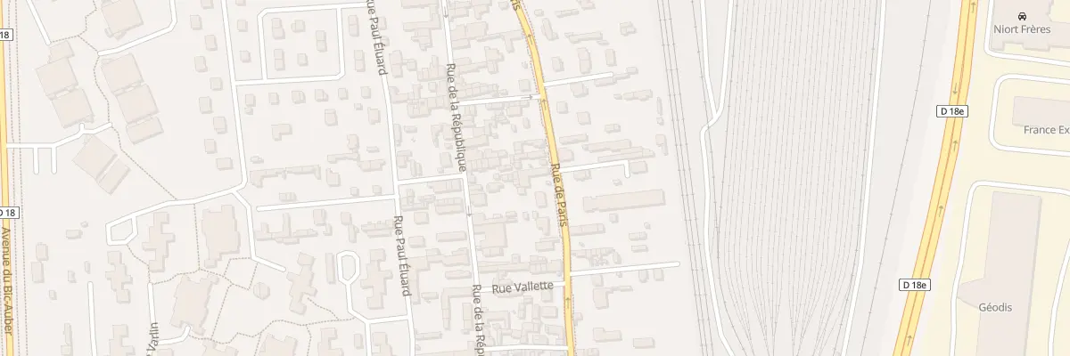 Plan du 134 Rue de Paris à Saint-Étienne-du-Rouvray
