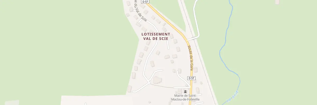Plan du 5196 Le Bourg à Saint-Maclou-de-Folleville