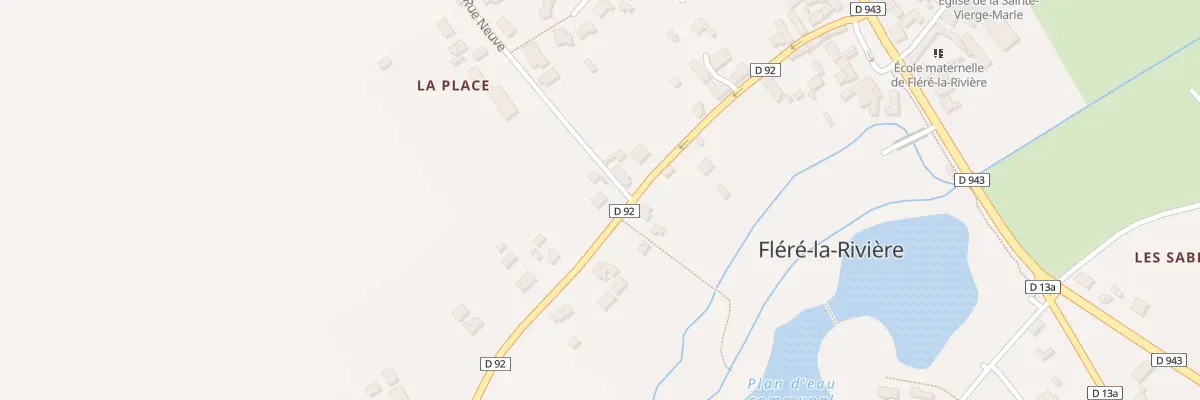 Plan du 18 Rte de St Flovier à Fléré-la-Rivière