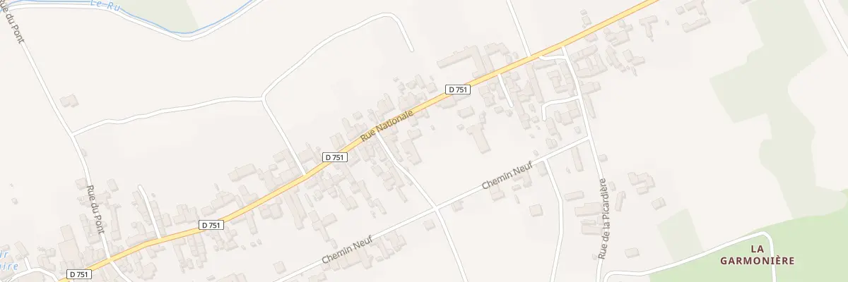Plan du 57 Rue Nationale à Mosnes