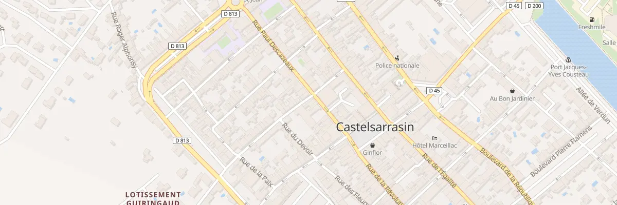 Plan du 18 Rue de la Justice à Castelsarrasin
