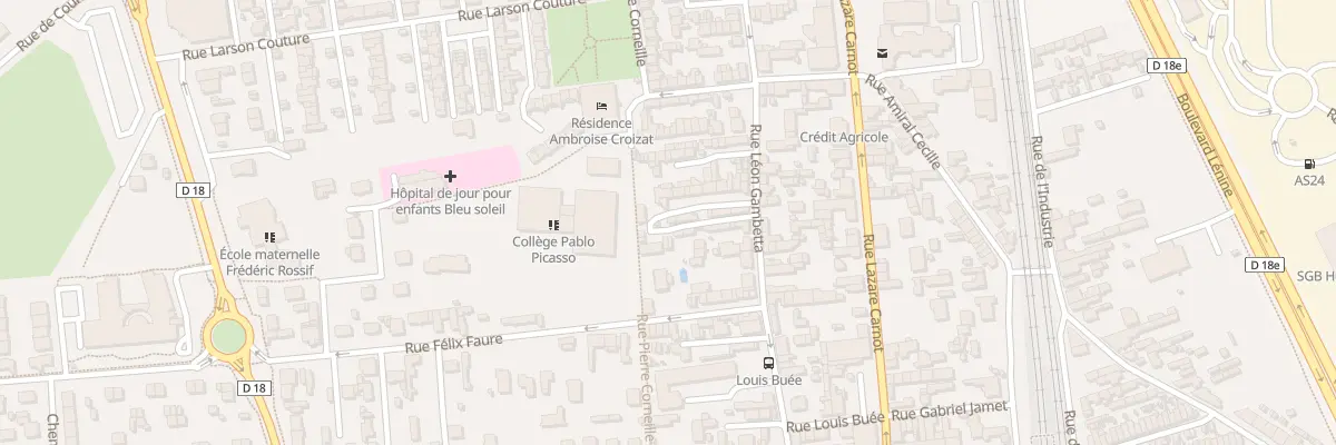 Plan du 266C Rue Gambetta à Saint-Étienne-du-Rouvray