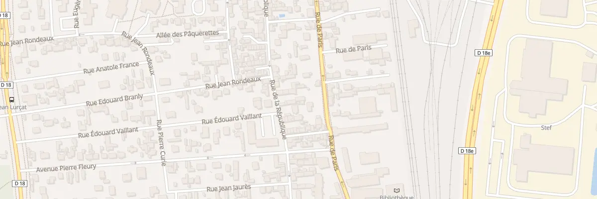 Plan du 162B Rue de Paris à Saint-Étienne-du-Rouvray
