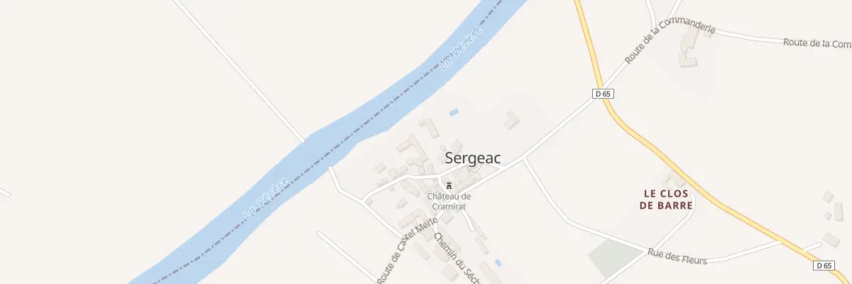 Plan du 12 Pl des Templiers à Sergeac