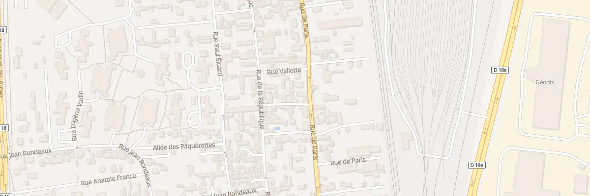 Plan du 103 Rue de la République à Saint-Étienne-du-Rouvray