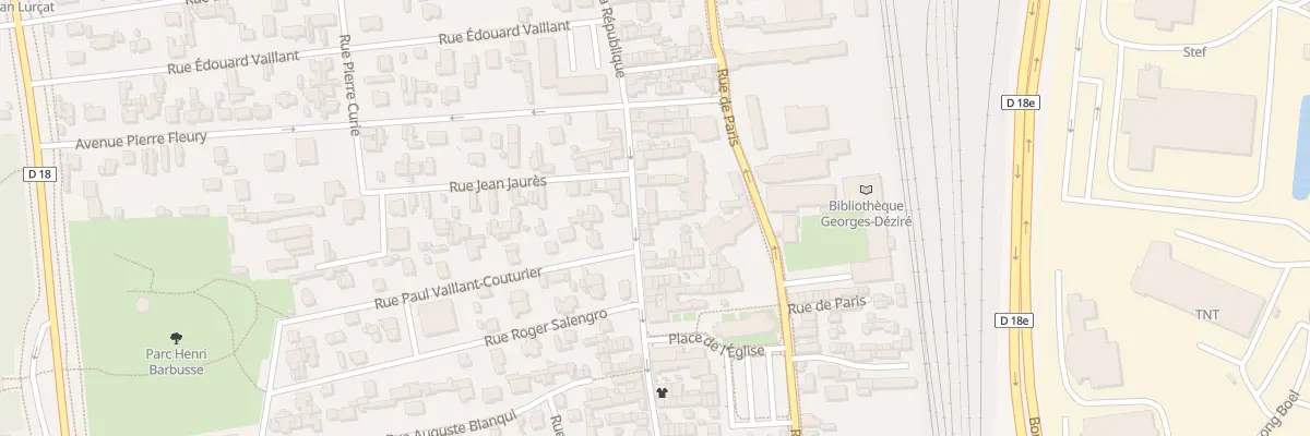 Plan du 209 Rue de la République à Saint-Étienne-du-Rouvray