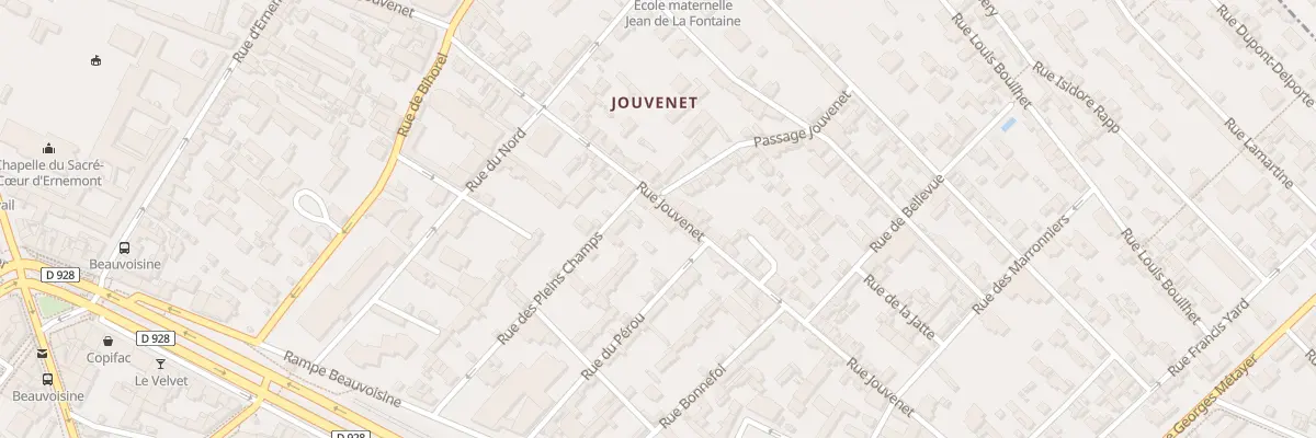Plan du 31 Rue Jouvenet à Rouen