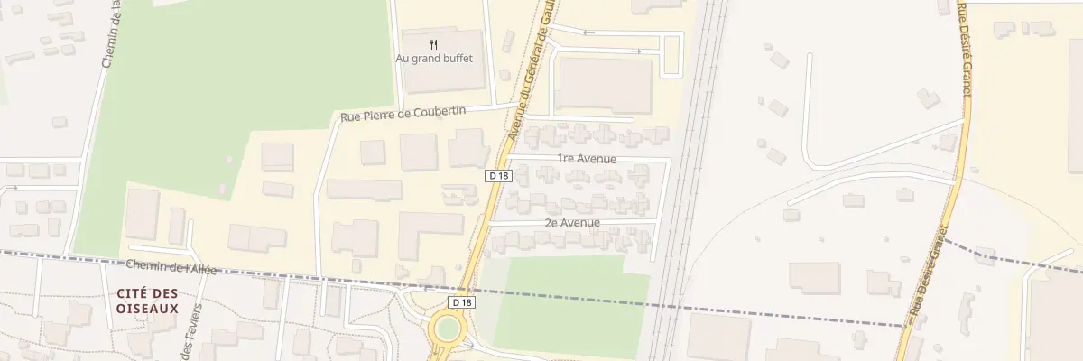 Plan du 6 Premiere Avenue à Saint-Étienne-du-Rouvray