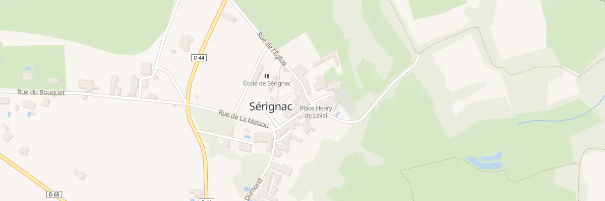 Plan du 5012 Pl Henri Laval à Sérignac