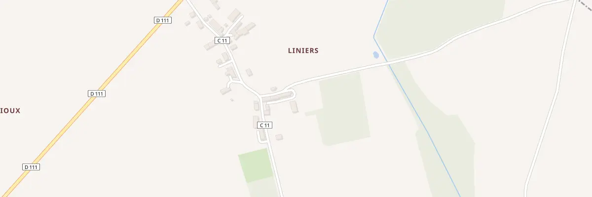 Plan du 5284 Liniers à Azay-le-Ferron