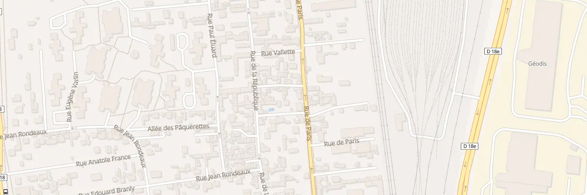 Plan du 150 Rue de Paris à Saint-Étienne-du-Rouvray