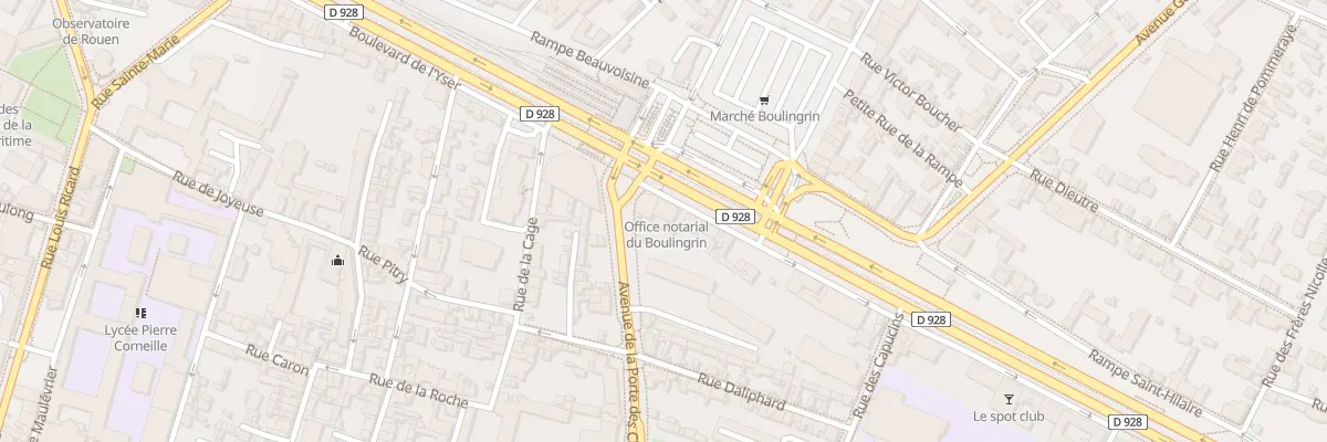 Plan du 31 Bd de l’Yser à Rouen