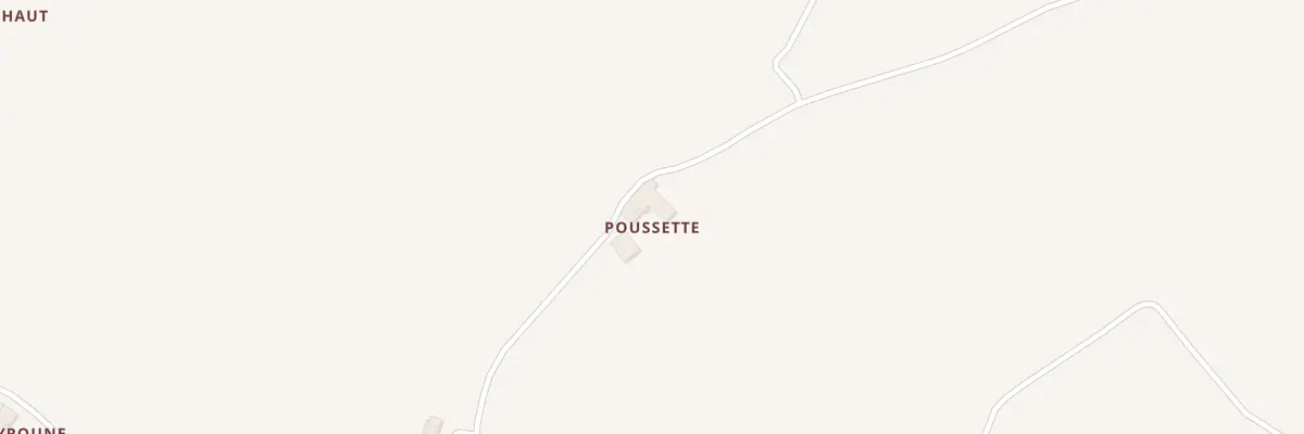 Plan du 5093 Poussette à Comberouger