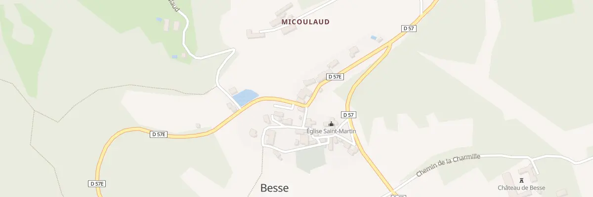 Plan du 32 Le Bourg à Besse