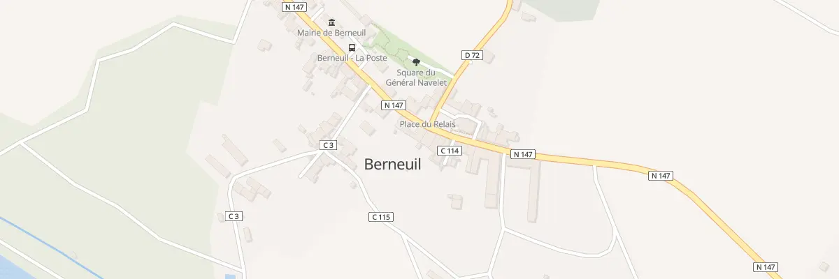 Plan du 8 Rte de Limoges à Berneuil