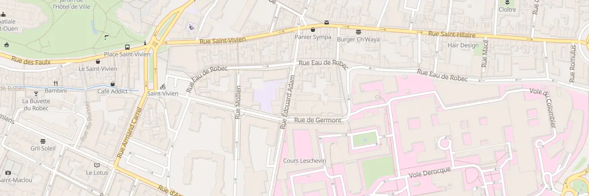 Plan du 8B Rue Edouard Adam à Rouen