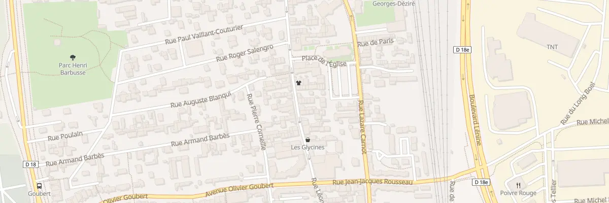 Plan du 39 Rue Gambetta à Saint-Étienne-du-Rouvray