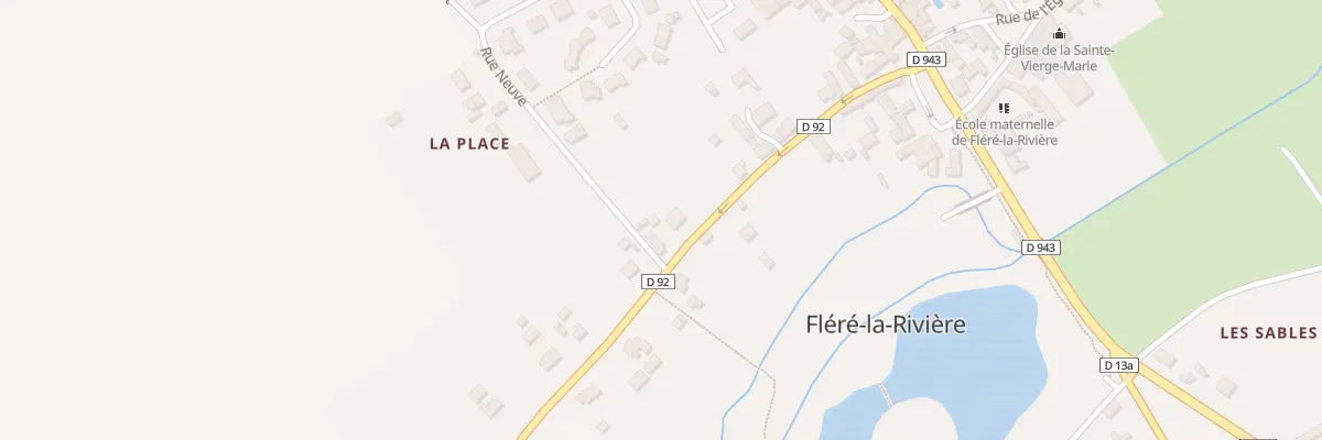Plan du 16 Rte de St Flovier à Fléré-la-Rivière
