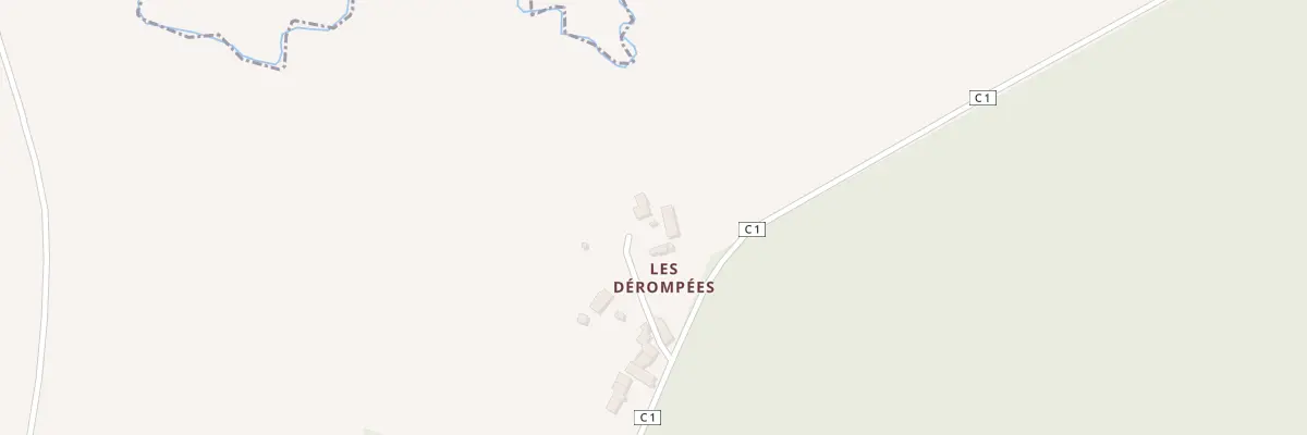 Plan du 3 Les Derompees à Meslay