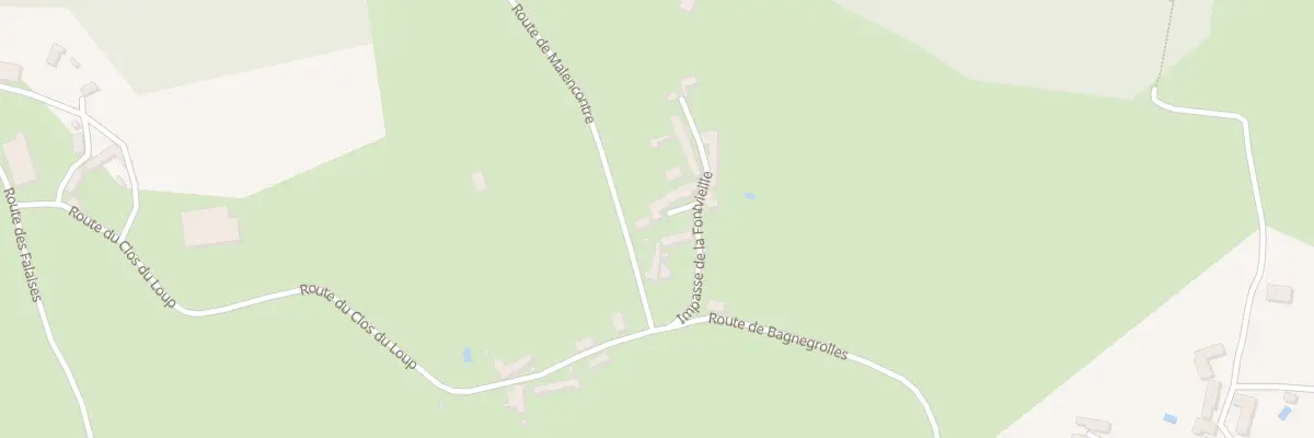 Plan du 3 Imp de la Fontvieille à Azerat