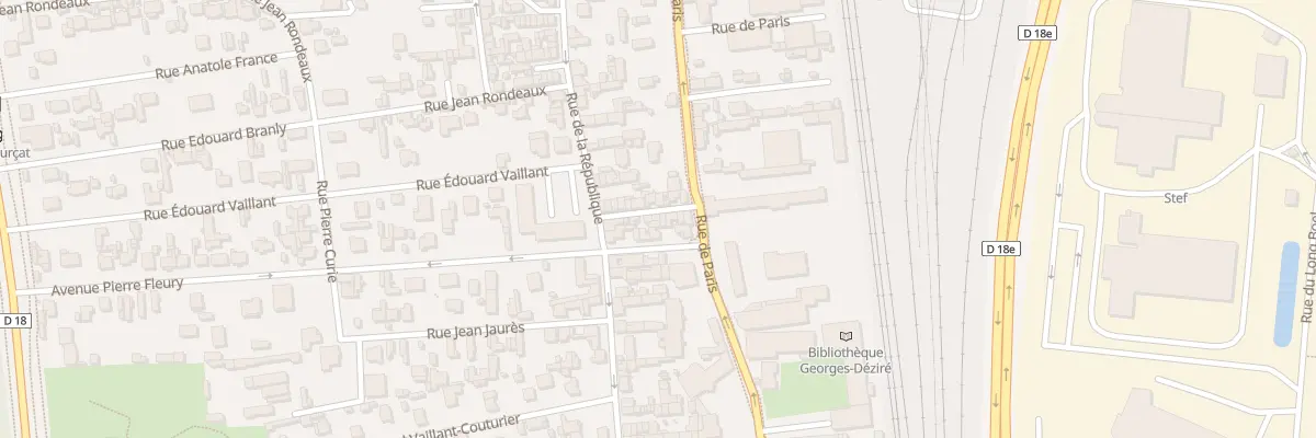 Plan du 185 Rue de la République à Saint-Étienne-du-Rouvray
