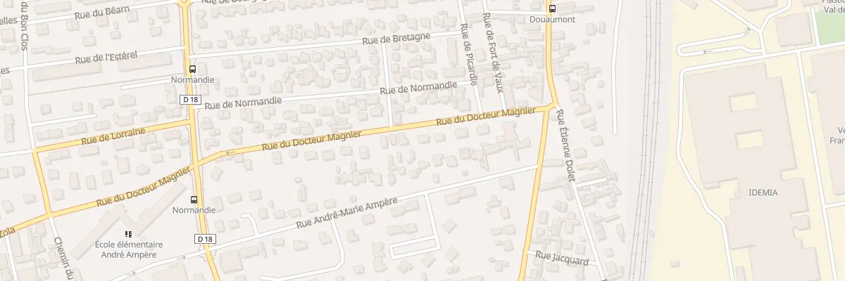 Plan du 9 Rue Doc F Magnier à Saint-Étienne-du-Rouvray