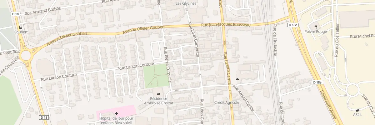 Plan du 166 Rue Gambetta à Saint-Étienne-du-Rouvray