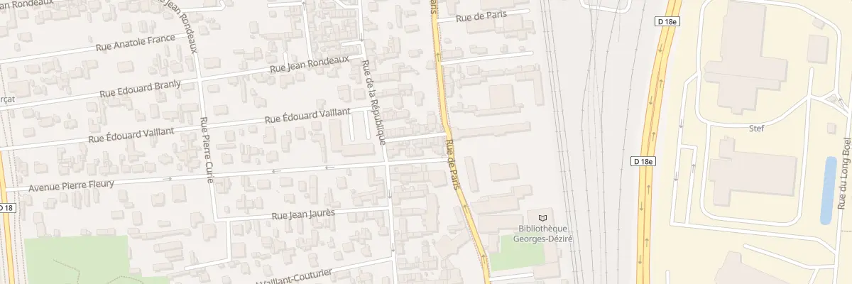 Plan du 183 Rue de la République à Saint-Étienne-du-Rouvray