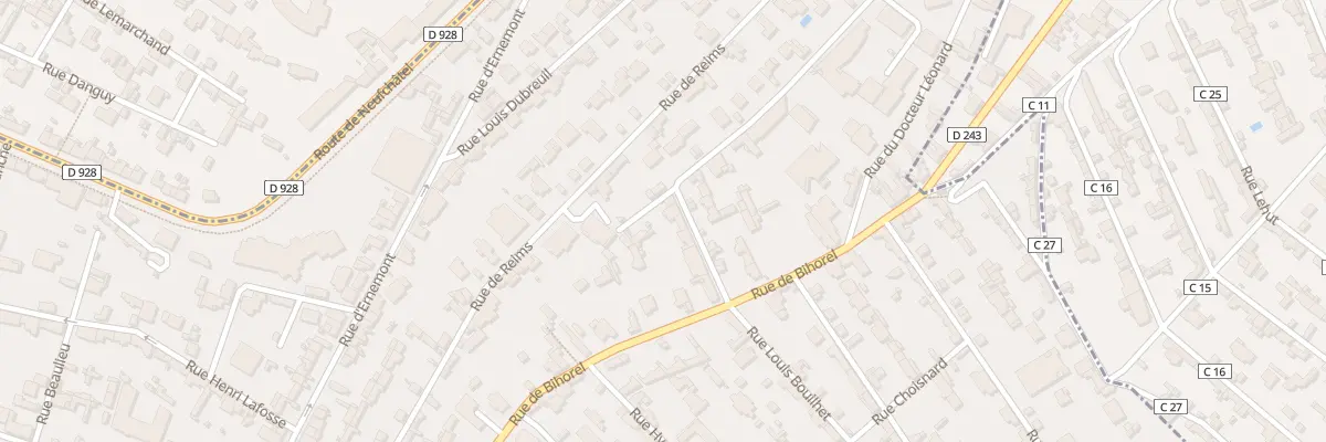 Plan du 47 Rue Louis Bouilhet à Rouen
