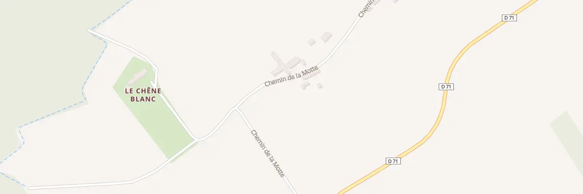 Plan du 6 Che de la Motte à Pray