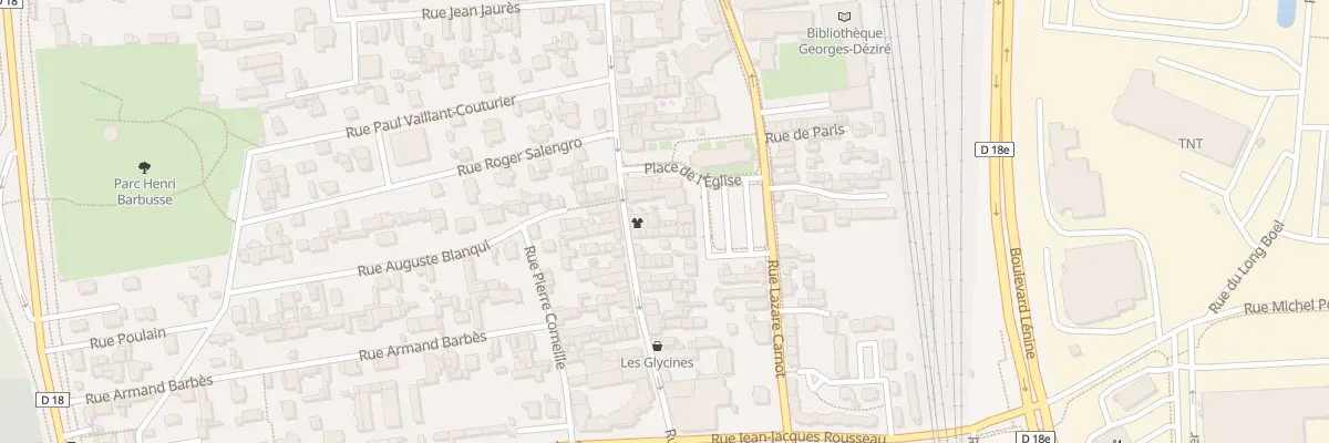 Plan du 13 Rue Gambetta à Saint-Étienne-du-Rouvray