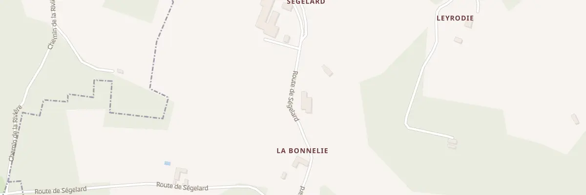 Plan du 1129 Rte de Ségelard à Auriac-du-Périgord