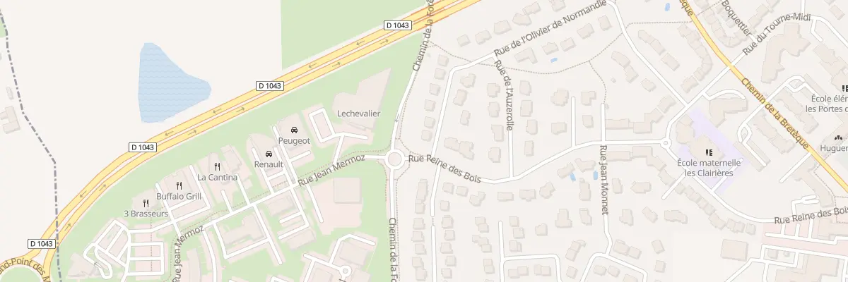 Plan du 27 Rue de l’Olivier de Normandie à Bois-Guillaume