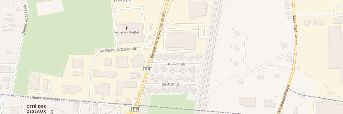 Plan du 9 Premiere Avenue à Saint-Étienne-du-Rouvray