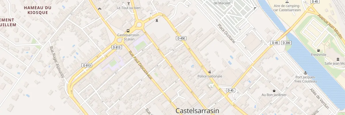 Plan du 34 Rue de la Fraternité à Castelsarrasin