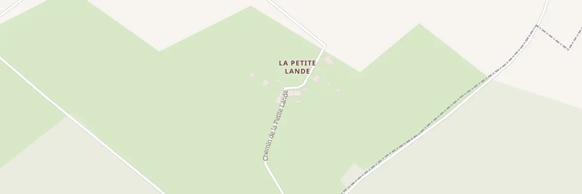 Plan du 2 La Petite Lande à Bouffry