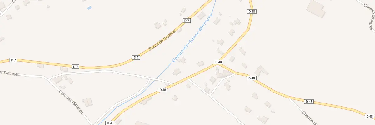 Plan du 5000F Les Rouges à Marignac-Lasclares